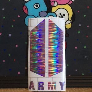 Bts vinyl sticker